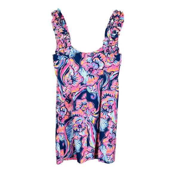 Lilly Pulitzer Floral Dress in Pink and Blue - Picture 11 of 14